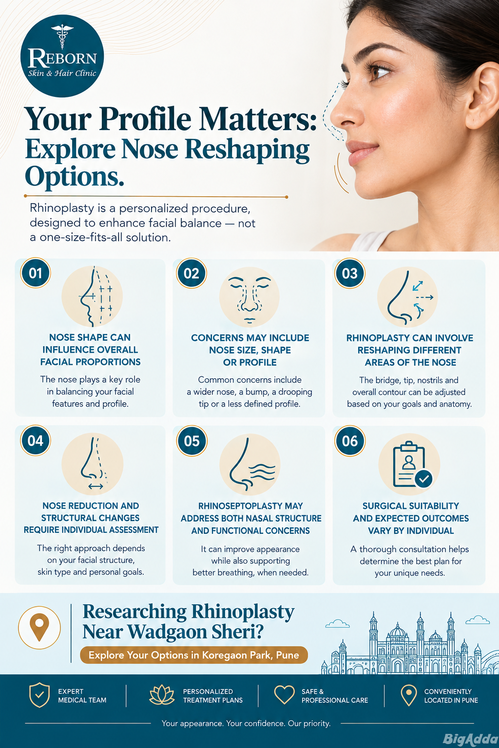 Rhinoplasty in Pune – Nose Reshaping & Rhinoseptop