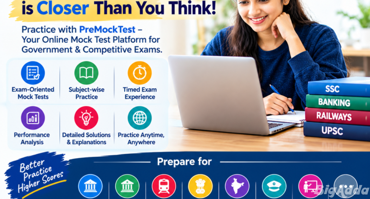 PreMockTest – Practice, Prepare & Perform