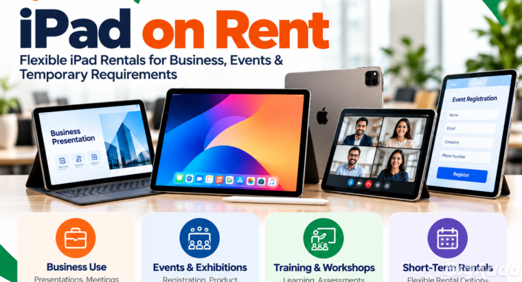 iPad on Rent for Business and Corporate Requiremen