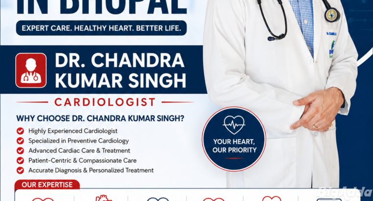 Top cardiologist in Bhopal – Dr. Chandra Kumar