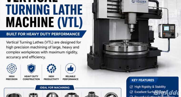 Vertical Turning Lathe Machine (VTL) Manufacturers