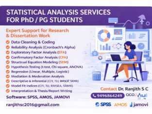 Expert Statistical Analysis Services for PhD & PG