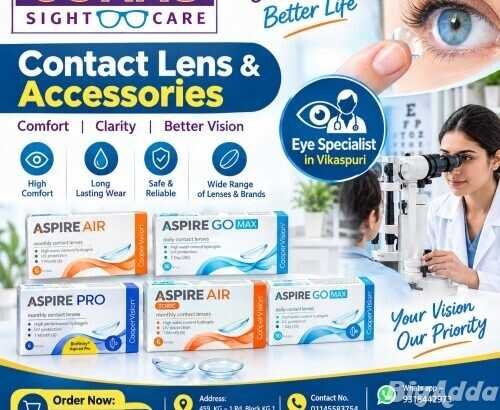 Discover Contact Lens & Accessories for Everyday