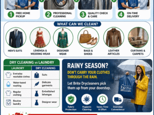 Looking for Dry Cleaning in Delhi? Brite Can Help