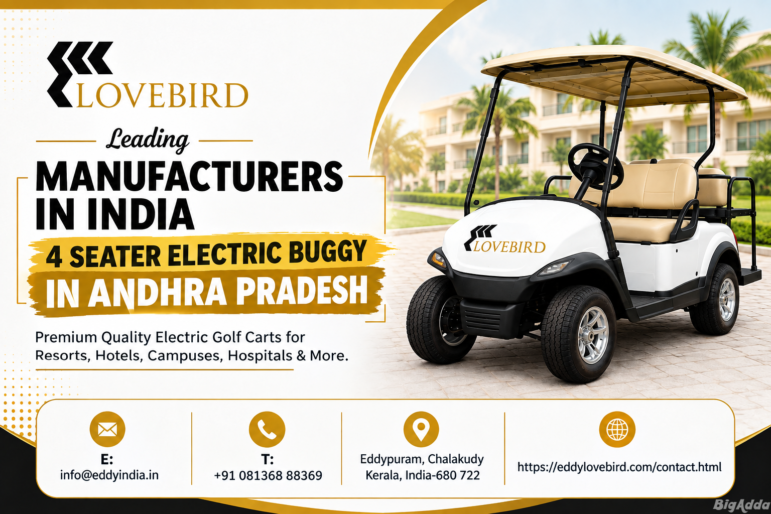4 seater electric buggy in Andhra Pradesh