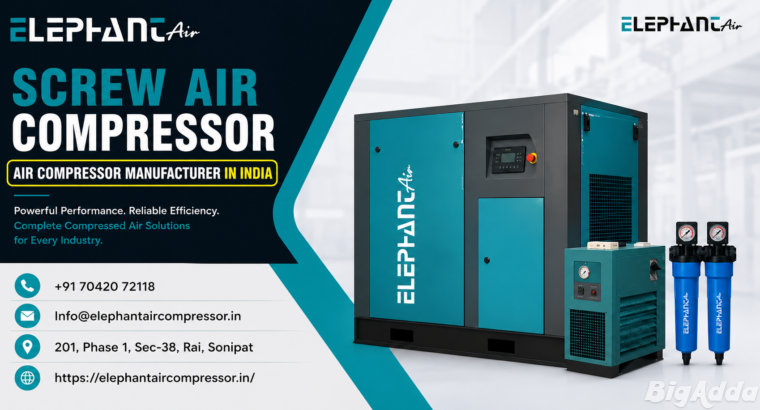 single stage screw air compressor price