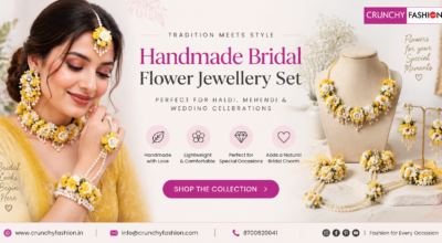 Premium Handmade Flower Jewellery for Bride