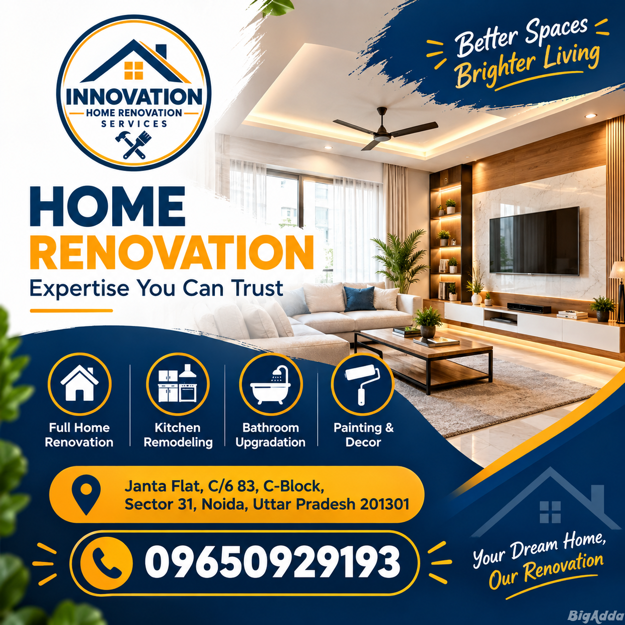 Home Renovation in Noida Quality Renovation