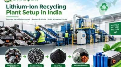 lithium-ion recycling plant setup in India