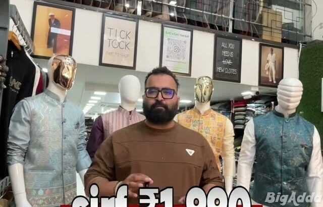 Rama’s Mahoday readymade garments for men in Kota