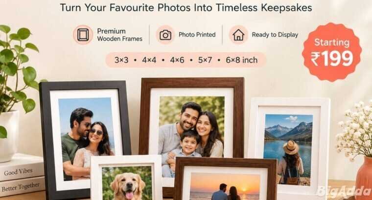 Personalized Photo Frames – Turn Your Memories Int