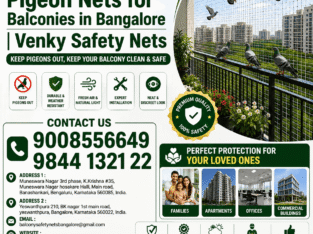 Pigeon nets for balconies in bangalore