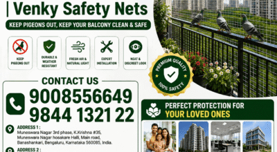 Pigeon nets for balconies in bangalore