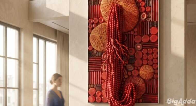 Luxury 3D Handmade Wall Art | Premium Interior Art