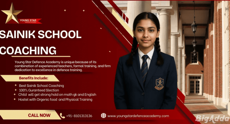 Best Sainik School Coaching in India