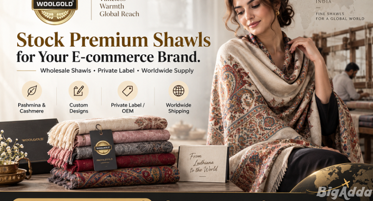 Premium Shawls for Your E-commerce Brand