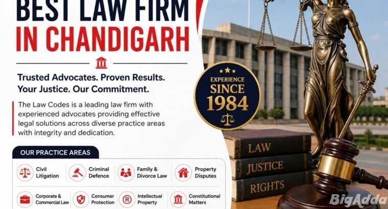 Best Law Firm in Chandigarh | High Court Lawyers &