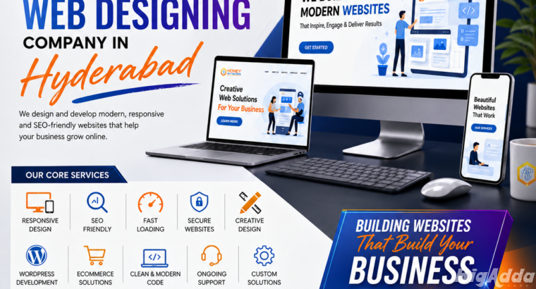 web designing company in hyderabad – Honey Soft So