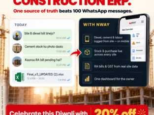 Construction ERP Software | For ₹50 Cr+ Builders |