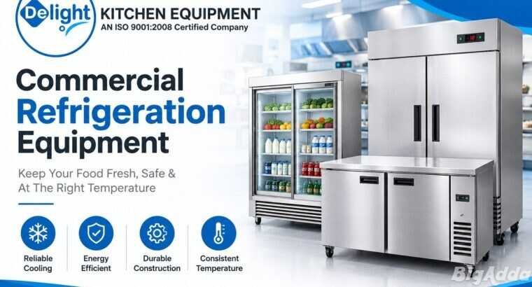 Double Door Refrigeration for Everyday Kitchen