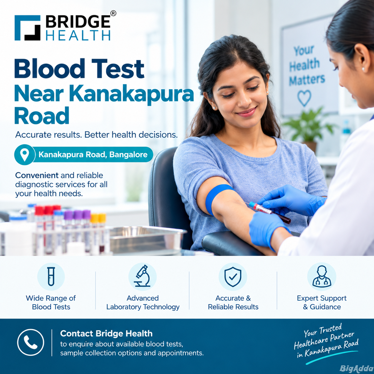 Blood Test Near Kanakapura road| Bridge Health