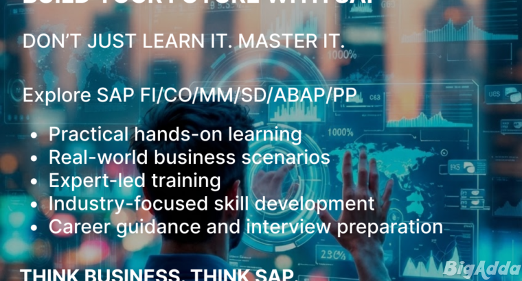 Build your future with SAP