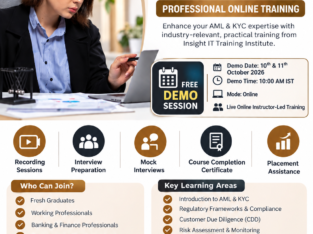 AML & KYC Training in Hyderabad at Insight IT