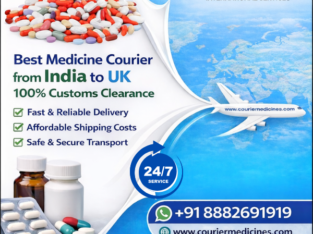 Medicine Courier from India to UK