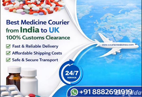 Medicine Courier from India to UK