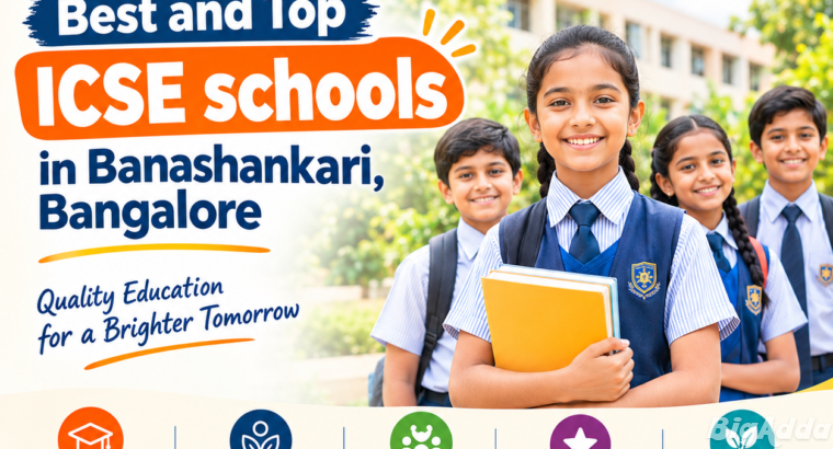 Best and Top ICSE schools in Banashankari