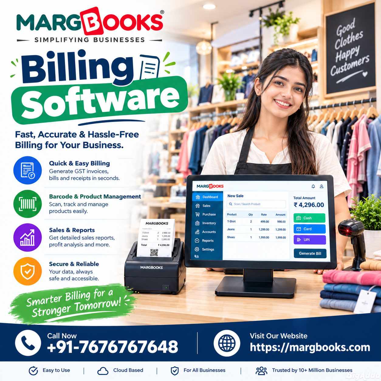 Billing Software for Easy Invoicing | MargBooks