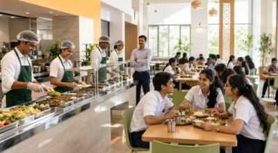College Canteen Contractors in Noida | Trisha Food