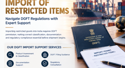 DGFT Permission for Import of Restricted Items in