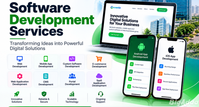 CRASTIX- Software Development Services Hyderabad