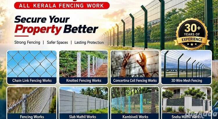 Top Quality Fencing Works Thrissur Chalakudy