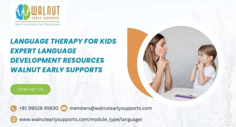 Language Therapy for Kids