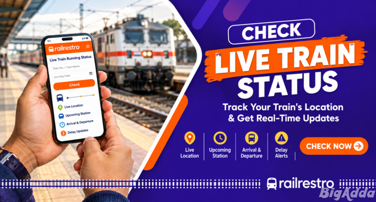 Check Train Running Updates Before You Travel