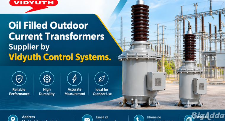 Oil Filled Outdoor Current Transformers | VCSPL