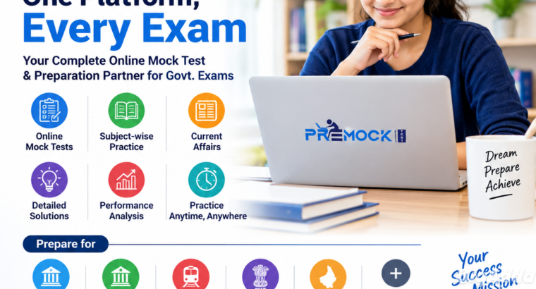 PreMockTest Online Mock Tests for Government Exam