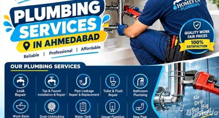 Plumber Service in Ahmadabad | 24/7 Plumbing Repai