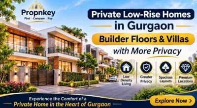 Private Low-Rise Homes in Gurgaon · Builder Floors
