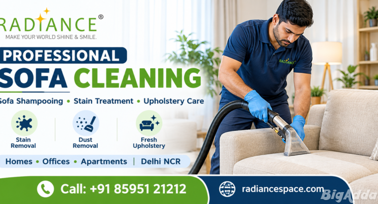 Trusted Sofa Cleaning Services for Fabric Sofas