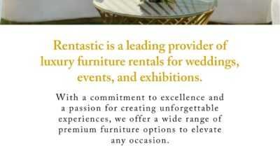 Event & Wedding Furniture on Rent in Mumbai – Rent