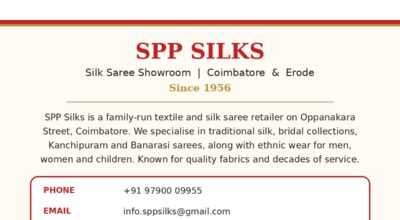 SPP Silks – Silk, Pattu & Wedding Sarees