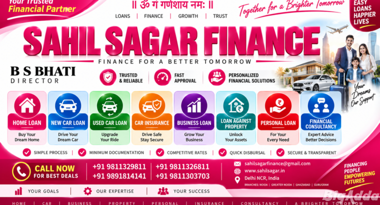 Sahil Sagar Finance – Home Loan Car Loan