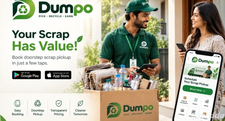 DUMPO – Online Scrap Pickup across Telangana