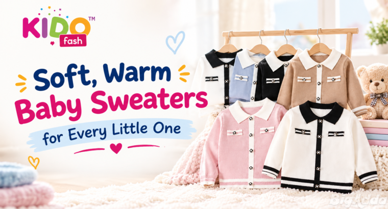 Soft, Warm Baby Sweaters for Every Little One