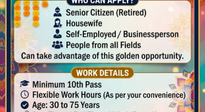 Job/Business oppertunity open for all age 35+