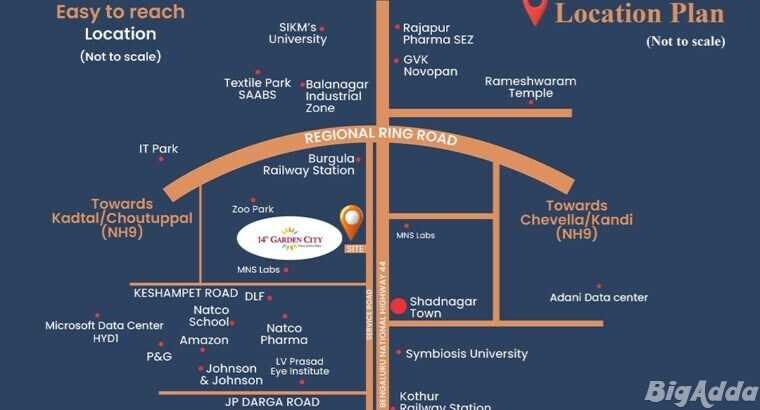 Residential Plot for sale in Shadnagar