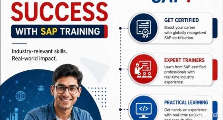 Turn your potential into success with SAP training